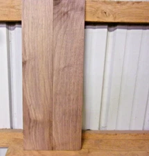2 PC WALNUT LUMBER WOOD KILN DRIED BOARDS LOT 1084V 25 7/16" X 5" X 11/16"  RIFT
