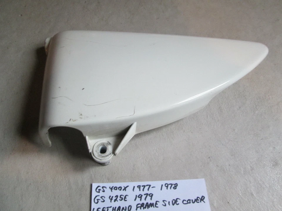 CUBIERTA LATERAL CUADRO IZQUIERDO SUZUKI 1977 1978 GS400X / 1979 GS425E 47211-44000 Foto 3 de 4