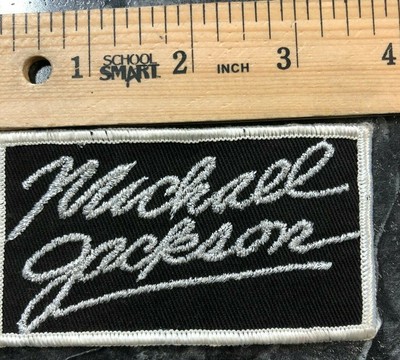 Vintage Michael Jackson 1980's Patch- Beat It Billie Jean Moonwalk King Of Pop
