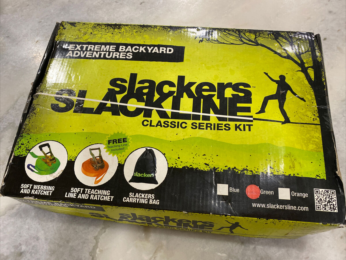 SLACKERS SLACKLINE CLASSIC including free teaching line