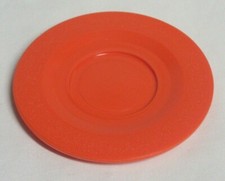 VINTAGE 1987 Fisher Price Fun with Food Replacement Part-Orange Saucer-Plate