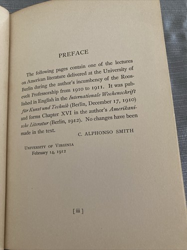 The American Short Story by C Alphonso Smith 1912 Edition HC Book - Picture 7 of 15