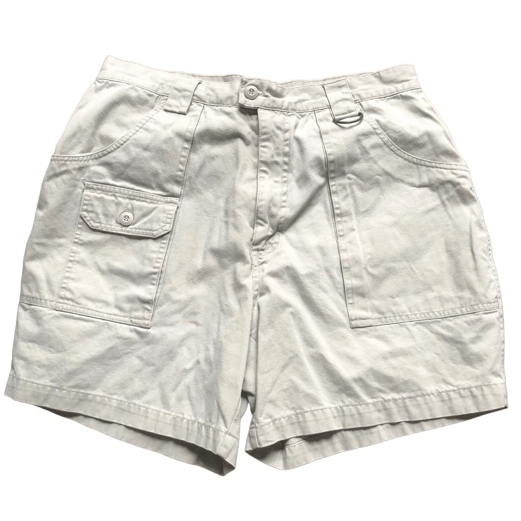 A&N Mens Cotton Canvas Hiking Fishing Short, Size 33