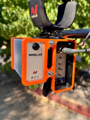 Battery Mount Kit for Minelab GPX Series   GPX 5000 / 4800 / 4500 / 4000 ORANGE