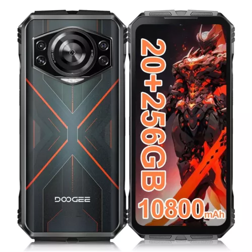 DOOGEE S Cyber Android 14 Rugged Smartphone 20GB+256GB 10800mAh 50MP Phone NFC