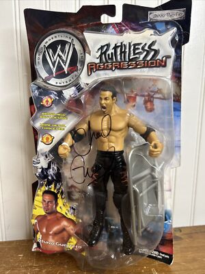 WWE Ruthless Aggression AUTOGRAPHED Chavo Guerrero Figure 2002 Jakks Pacific
