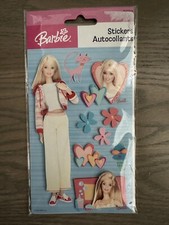 Sandylion Barbie Stickers Nostalgia Fashion 3D Stickers One Sheet NOS 2004