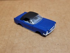 1965 Ford Mustang - Blue with Black roof - fits TJet, ThunderJet, Dash, Ultra-G