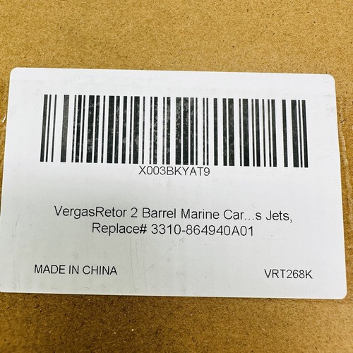 2-Barrel Carburetor For Mercruiser 2.5 3.0L 5.7L 4CYL Mercruiser 3310-864940A01 - Afbeelding 3 van 10