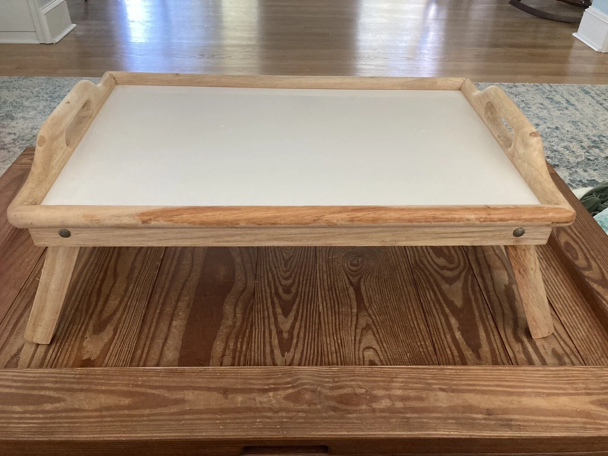 Vintage Crate and Barrel folding tv tray table set eBay