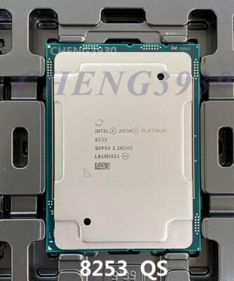 Intel Platinum 8253 QS qqca qran 2.2g 16c/32t 22mb 125w server CPU processor