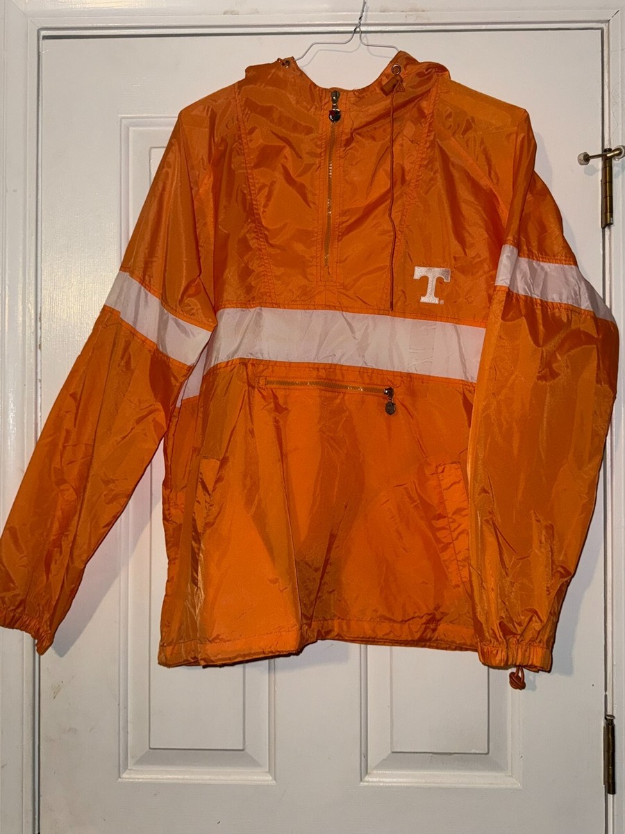 University of Tennessee Vols Joe College Rain Jacket Wind Breaker NCAA Mens  L