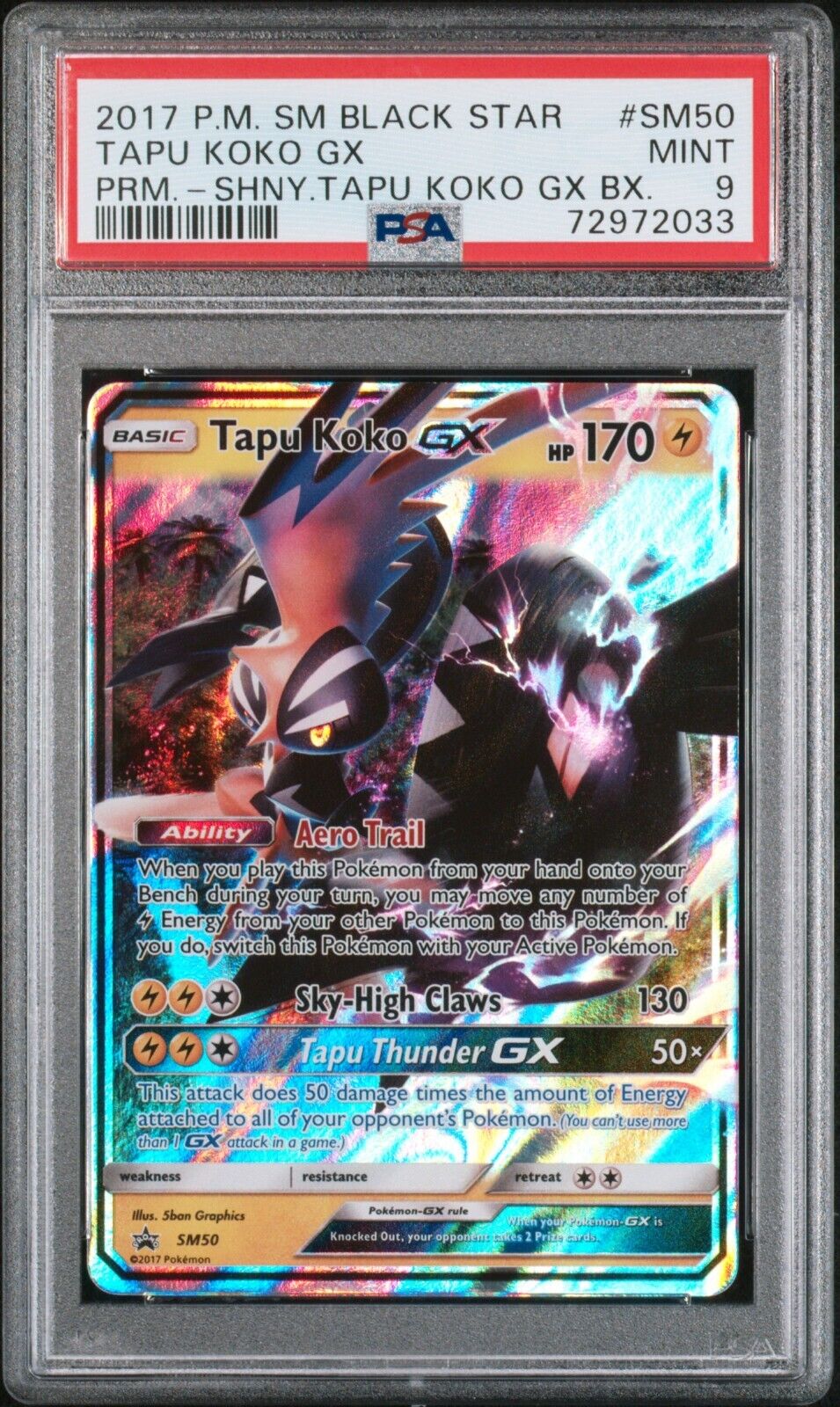 Tapu Koko GX - PSA Graded Pokemon Cards - Pokemon