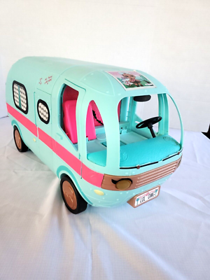 #ad LOL Surprise OMG Mint Green Glamper 2 in 1 Camper W Lights Sounds NO ACCESSORIES $34.99