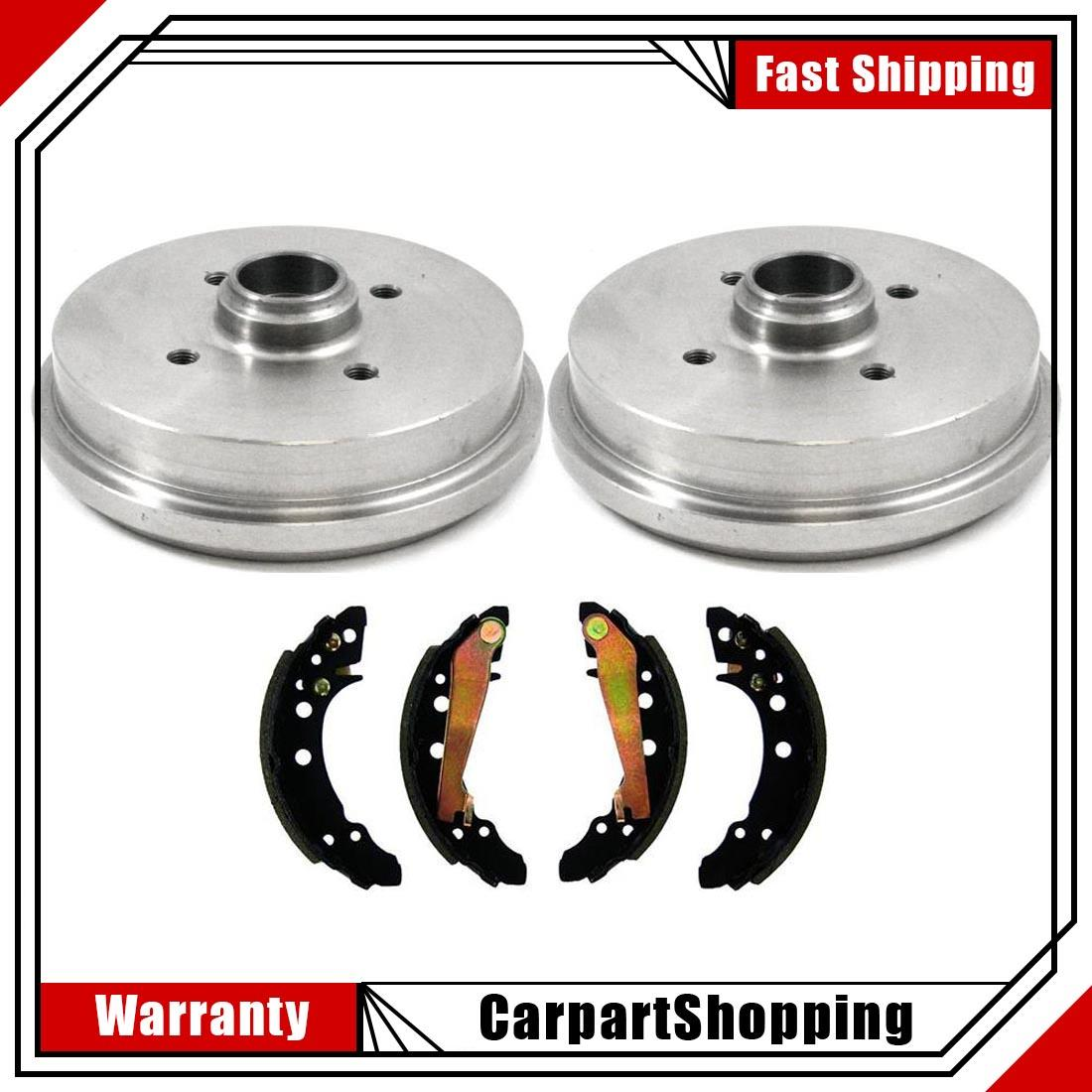 Rear Kit Brake Drums & Brake Shoes For 1988-1990 Cabriolet High Performance