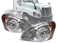 Halogen Headlight Lamp Pair Driver Passenger Set For Freightliner Cascadia New