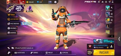 Se Vende Cuenta De Free Fire  Norte America