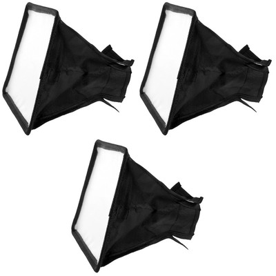  3pcs Kamera Blitzdiffusor Kamera Top Blitzleuchte Softbox Universal
