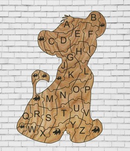 Download Puzzle Alphabet Cutting File Educational Toy Puzzle Dxf Puzzle Svg Ebay PSD Mockup Templates