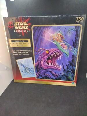 Star Wars Episode 1 Gungan Sub Escape 750 Piece Puzzle Brand New Milton Bradley