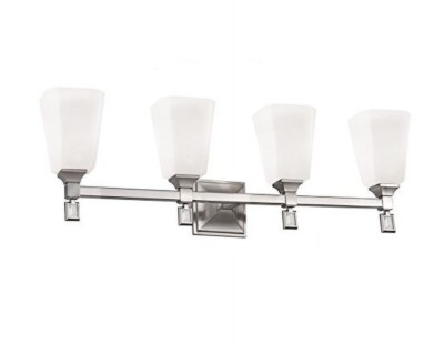 Feiss VS47004-BS Sophie Light Vanity - 4 - Light - Opal Brushed Steel
