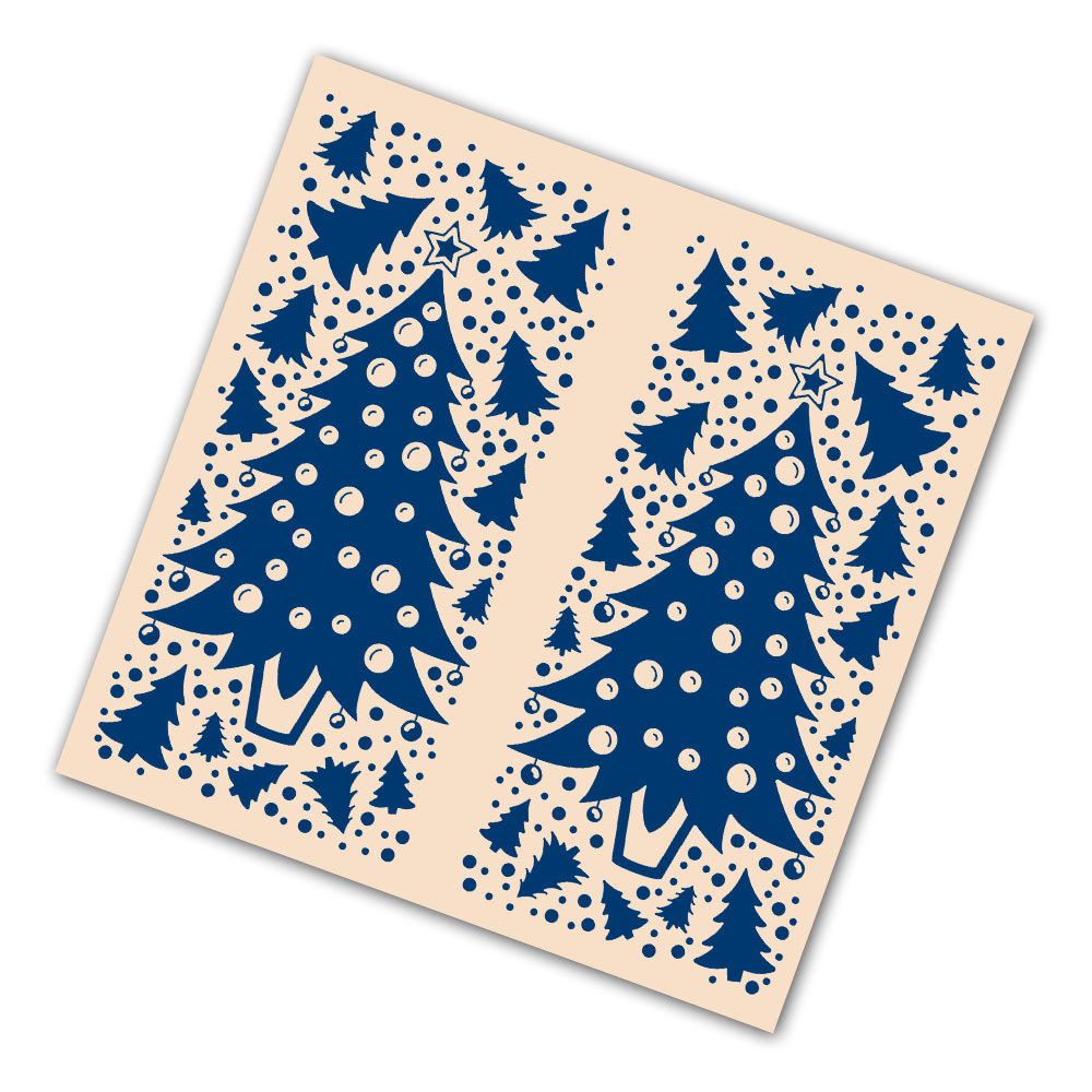 NEW Tattered Lace 'CHRISTMAS TREE' Gatefold Embossing Folder - EF168