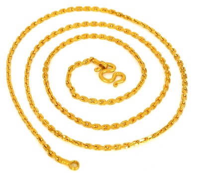FABULOUS 22- 24K YELLOW GOLD SOLID NECKLACE CHINESE