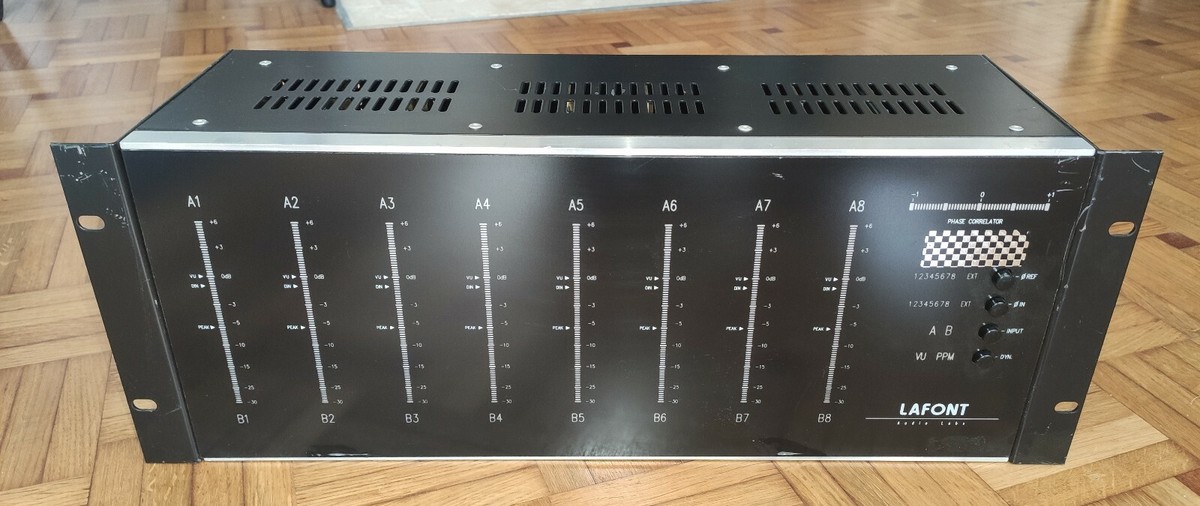 Lafont audio labs lp25 bargraphs 8 channels rack studio