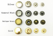 Premium Rivet Buttons Poppers Snap Fasteners Press Sewing Leather Craft 8mm-15mm