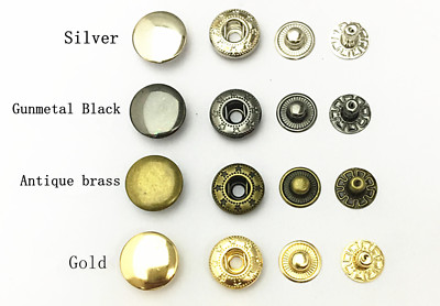 Premium Rivet Buttons Poppers Snap Fasteners Press Sewing Leather Craft 8mm-15mm