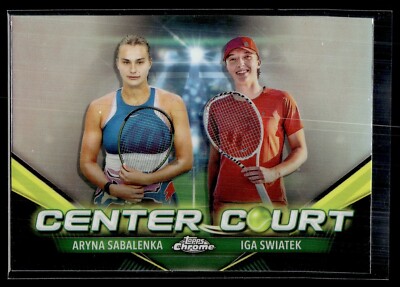 2024 TOPPS CHROME TENNIS CENTER COURT CCC-SS Iga Swiatek Aryna