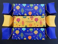 L’Occitane Christmas Crackers. 2 Shea Butter and 1 Verbena. Various Miniatures