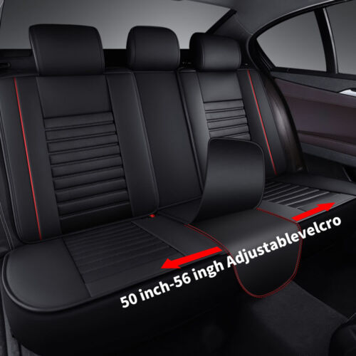 3D PU Leather Car Seat Covers Full Set/Front Auto Cushions For Hummer Waterproof - Picture 13 of 25