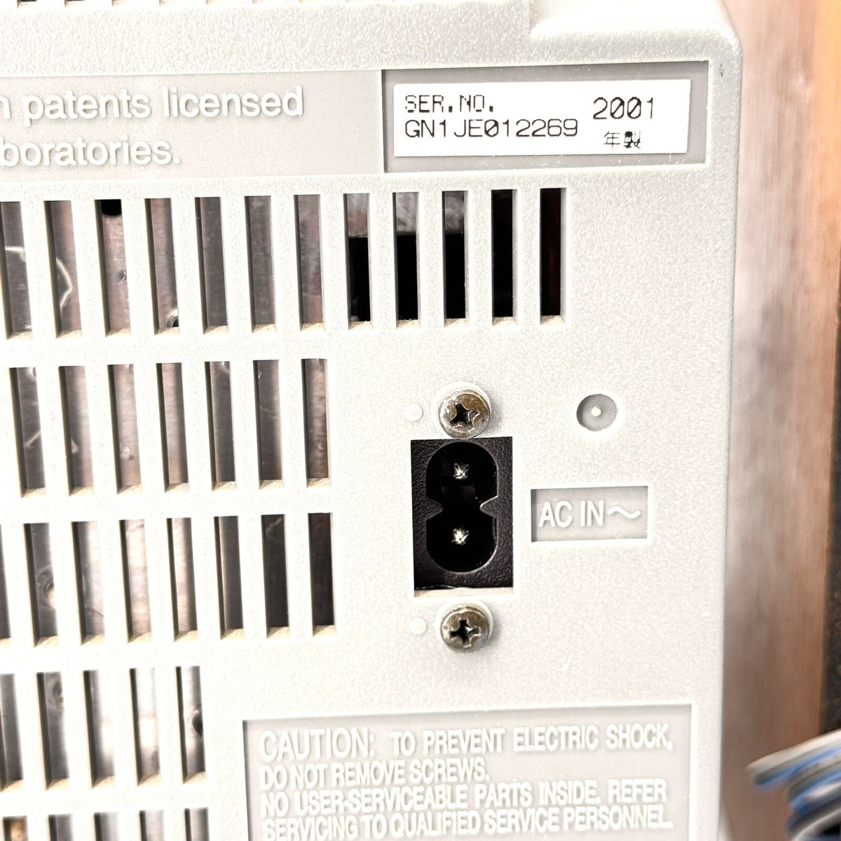 Panasonic SC-PM37MD Junk CD/MD AM/FM Stereo System with Speakers