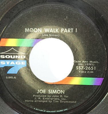  Joe Simon    Moon Walk - 7'' Vinyl Single - SS7-2651