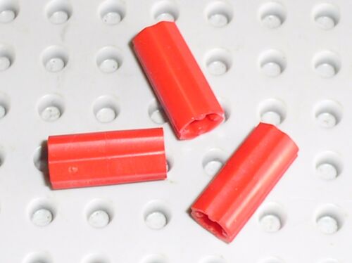 3 x LEGO TECHNIC Red Axle Connector 59443 / Set 9395 9398 42064 42042 42009 8070 - Photo 1/1