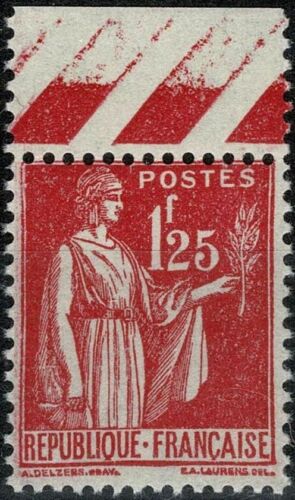 FRANCE 1937 Type PEACE YT No. 370 New ★★ Luxury / MNH  - Picture 1 of 1