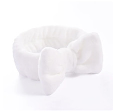 Women  s Solid Bow Headbands: Coral Fleece, Spa, Makeup, Wash Face, Hair Wrap