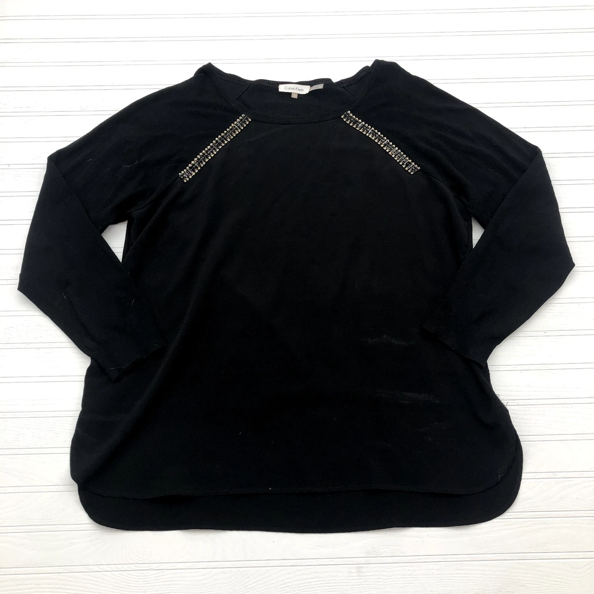 Calvin klein long sleeve cheap blouse