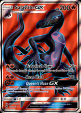 Salazzle GX (Full Art) Holo Ultra Rare SM - Burning Shadows 132/147 NM on eBay