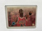 1994-95 Skybox MICHAEL JORDAN Emotion Card #100 Air Jordan Wearing Jersey #45