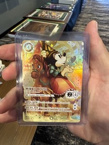 Disney Lorcana Minnie Mouse Sweetheart Princess Iconic Fabled 241/204 SSP RARE