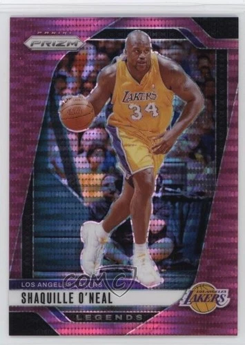 2024-25 Panini Prizm Legends Pink Pulsar Prizm 3/42 Shaquille O'Neal #290 HOF