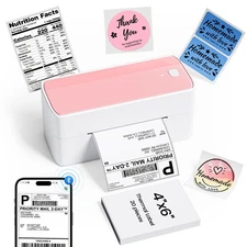 Thermal Shipping Label Printer, 241BT Label Printer for Small Business &Shipp...