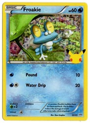 Froakie 022/025 McDonald's 25th Anniversary Holo Promo