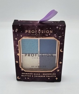BRAND NEW IN BOX Profusion Cosmetics Mini Shimmer Eyeshadow Quad - BEJEWELED