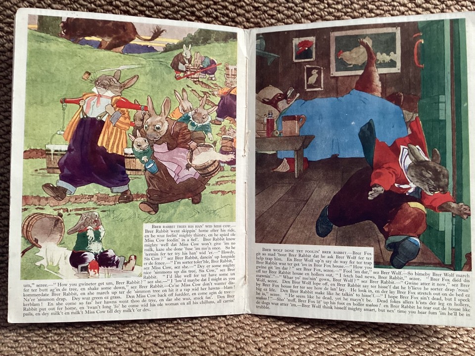 UNCLE REMUS BY JOEL CHANDLER HARRIS ILLUS HARRY ROUNDREE RENE BULL ...