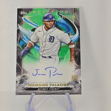 Topps Inception Rookie Autograph Jermaine Palacios #BRES-JP Tigers Green /125 2…