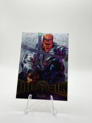 Blade 1995 Metal Marvel #56 Silver Flasher