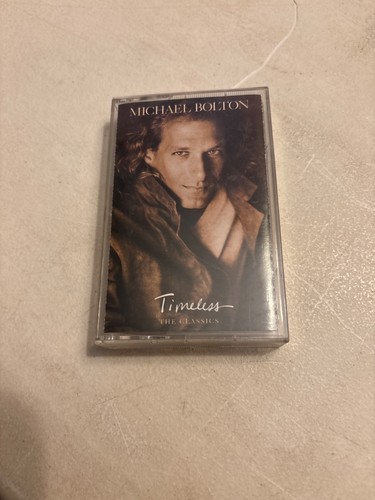 MICHAEL BOLTON TIMELESS THE CLASSICS CASSETTE TAPE 1992 COLUMBIA CT-52783 TESTED